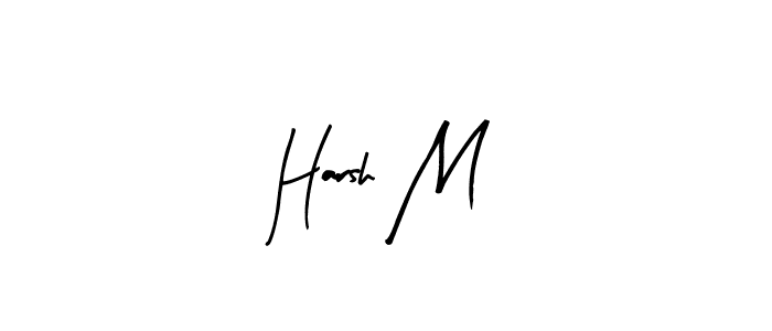 Here are the top 10 professional signature styles for the name Harsh M. These are the best autograph styles you can use for your name. Harsh M signature style 8 images and pictures png