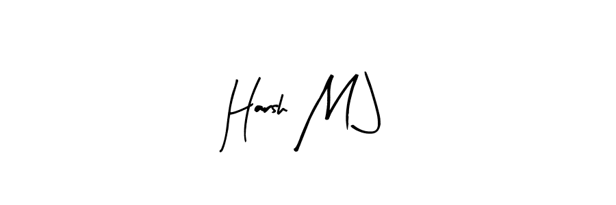 if you are searching for the best signature style for your name Harsh M J. so please give up your signature search. here we have designed multiple signature styles  using Arty Signature. Harsh M J signature style 8 images and pictures png