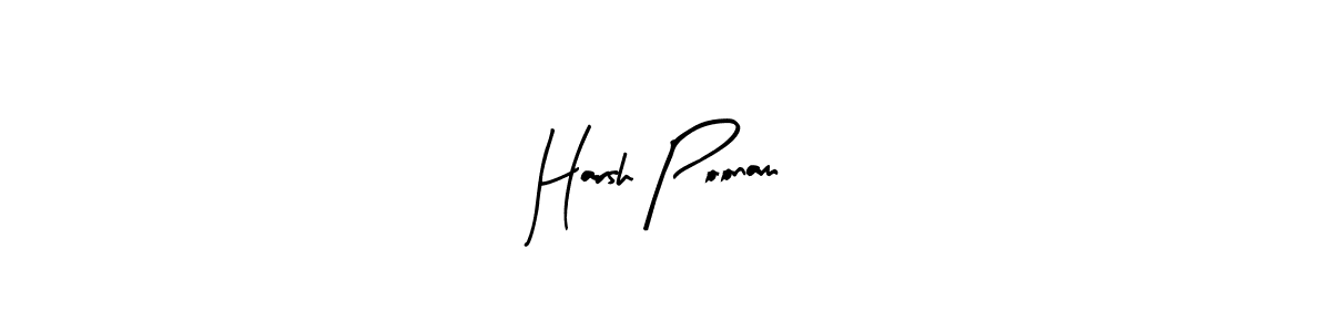 You can use this online signature creator to create a handwritten signature for the name Harsh Poonam. This is the best online autograph maker. Harsh Poonam signature style 8 images and pictures png