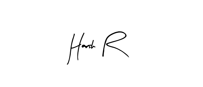 How to make Harsh R signature? Arty Signature is a professional autograph style. Create handwritten signature for Harsh R name. Harsh R signature style 8 images and pictures png