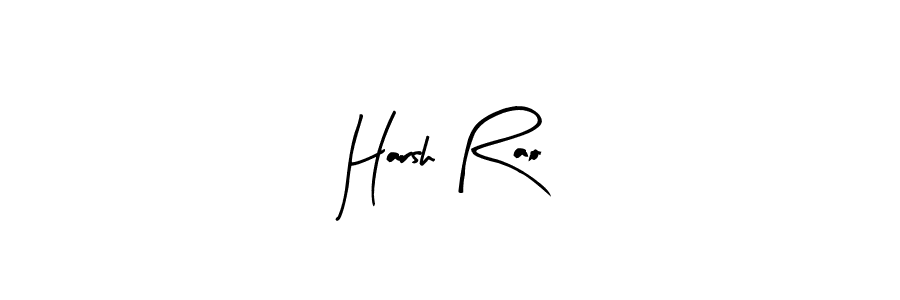 How to make Harsh Rao signature? Arty Signature is a professional autograph style. Create handwritten signature for Harsh Rao name. Harsh Rao signature style 8 images and pictures png