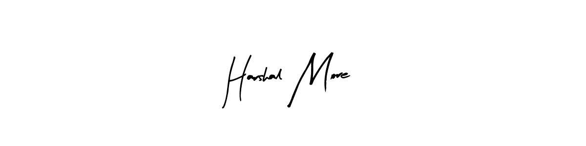 Once you've used our free online signature maker to create your best signature Arty Signature style, it's time to enjoy all of the benefits that Harshal More name signing documents. Harshal More signature style 8 images and pictures png