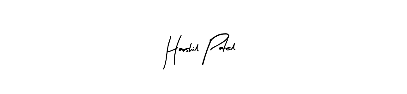 if you are searching for the best signature style for your name Harshil Patel. so please give up your signature search. here we have designed multiple signature styles  using Arty Signature. Harshil Patel signature style 8 images and pictures png