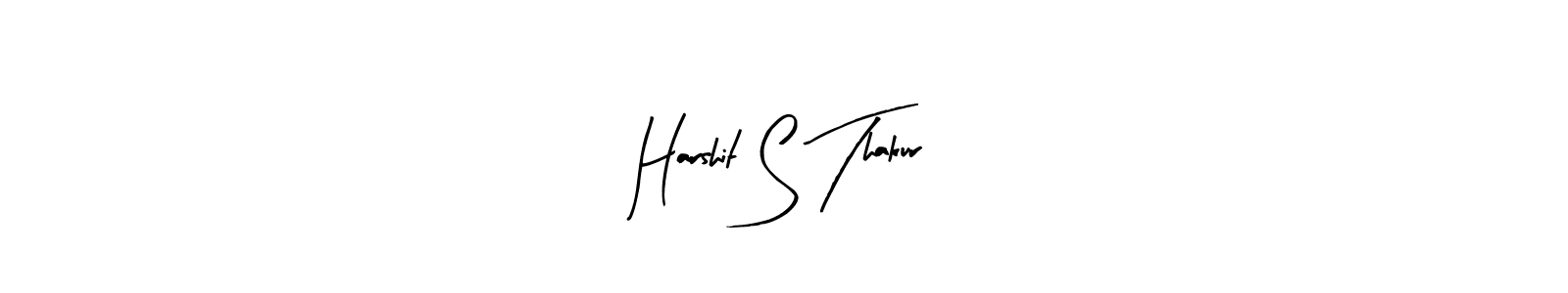 if you are searching for the best signature style for your name Harshit S Thakur. so please give up your signature search. here we have designed multiple signature styles  using Arty Signature. Harshit S Thakur signature style 8 images and pictures png