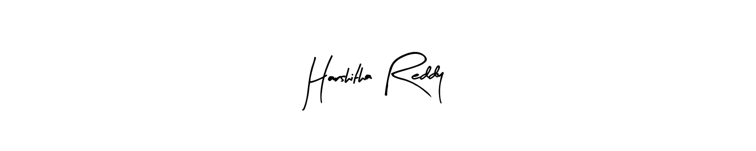 The best way (Arty Signature) to make a short signature is to pick only two or three words in your name. The name Harshitha Reddy include a total of six letters. For converting this name. Harshitha Reddy signature style 8 images and pictures png