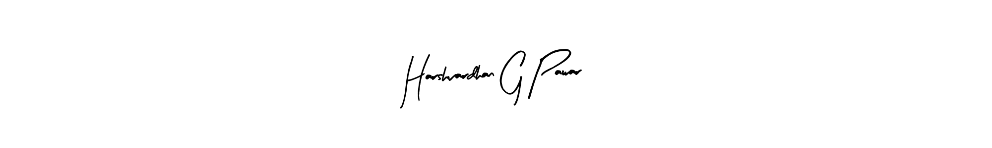 Similarly Arty Signature is the best handwritten signature design. Signature creator online .You can use it as an online autograph creator for name Harshvardhan G Pawar. Harshvardhan G Pawar signature style 8 images and pictures png