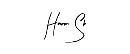 An effortless, minimalist signature concept for Harun Sk using Arty Signature design. Clean lines that look great on any document. Harun Sk signature style 8 images and pictures png