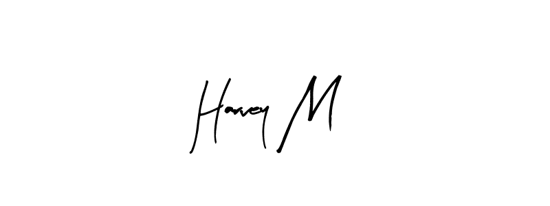 How to make Harvey M signature? Arty Signature is a professional autograph style. Create handwritten signature for Harvey M name. Harvey M signature style 8 images and pictures png