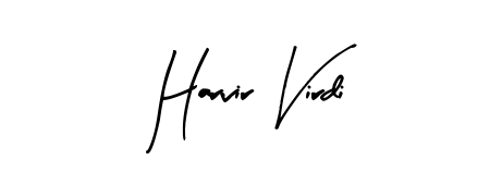 Also we have Harvir Virdi name is the best signature style. Create professional handwritten signature collection using Arty Signature autograph style. Harvir Virdi signature style 8 images and pictures png