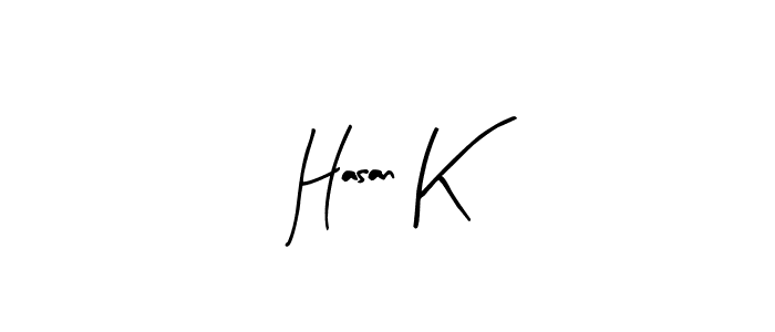 Also we have Hasan K name is the best signature style. Create professional handwritten signature collection using Arty Signature autograph style. Hasan K signature style 8 images and pictures png