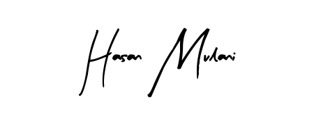 The Arty Signature font transforms the name Hasan Mulani into an executive sign with sharp precision and distinguished character. Hasan Mulani signature style 8 images and pictures png
