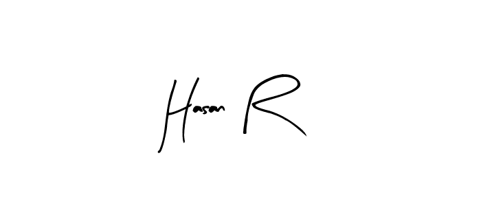 Similarly Arty Signature is the best handwritten signature design. Signature creator online .You can use it as an online autograph creator for name Hasan R. Hasan R signature style 8 images and pictures png