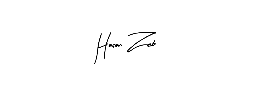 Hasan Zeb stylish signature style. Best Handwritten Sign (Arty Signature) for my name. Handwritten Signature Collection Ideas for my name Hasan Zeb. Hasan Zeb signature style 8 images and pictures png