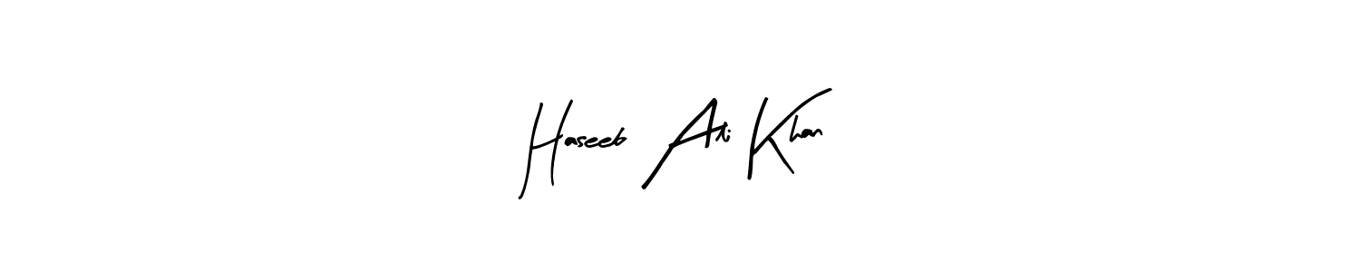 You should practise on your own different ways (Arty Signature) to write your name (Haseeb Ali Khan) in signature. don't let someone else do it for you. Haseeb Ali Khan signature style 8 images and pictures png