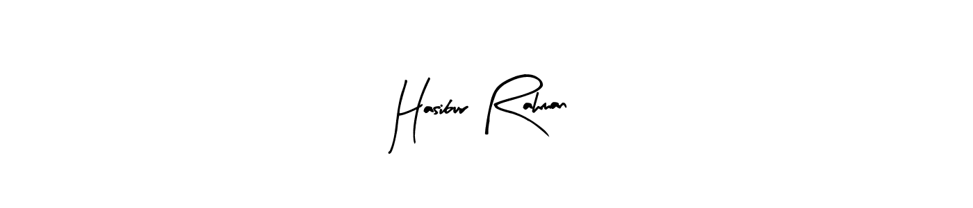 Arty Signature is a professional signature style that is perfect for those who want to add a touch of class to their signature. It is also a great choice for those who want to make their signature more unique. Get Hasibur Rahman name to fancy signature for free. Hasibur Rahman signature style 8 images and pictures png