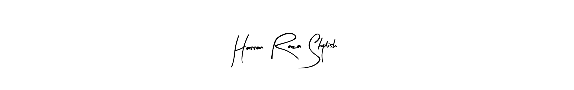 Design your own signature with our free online signature maker. With this signature software, you can create a handwritten (Arty Signature) signature for name Hassan Raza Stylish. Hassan Raza Stylish signature style 8 images and pictures png