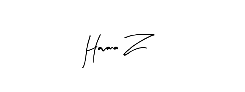 Make a beautiful signature design for name Havana Z. With this signature (Arty Signature) style, you can create a handwritten signature for free. Havana Z signature style 8 images and pictures png