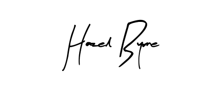 Try this chic Hazel Byrne handwritten sign style. Using Arty Signature font elements, it gives your name a sleek, memorable identity. Hazel Byrne signature style 8 images and pictures png