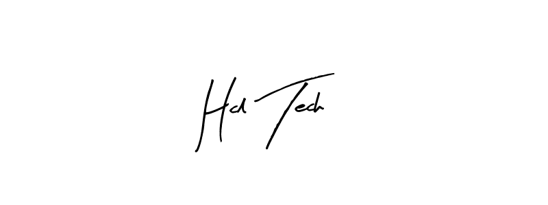 Create a beautiful signature design for name Hcl Tech. With this signature (Arty Signature) fonts, you can make a handwritten signature for free. Hcl Tech signature style 8 images and pictures png