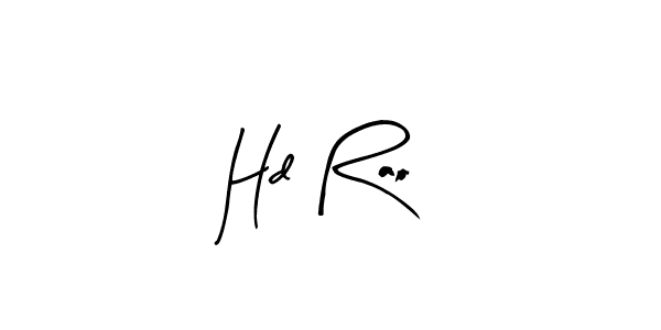 Also we have Hd Rao name is the best signature style. Create professional handwritten signature collection using Arty Signature autograph style. Hd Rao signature style 8 images and pictures png