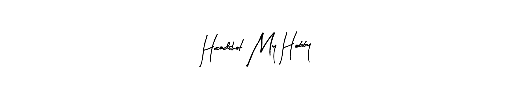 You should practise on your own different ways (Arty Signature) to write your name (Headshot My Hobby) in signature. don't let someone else do it for you. Headshot My Hobby signature style 8 images and pictures png