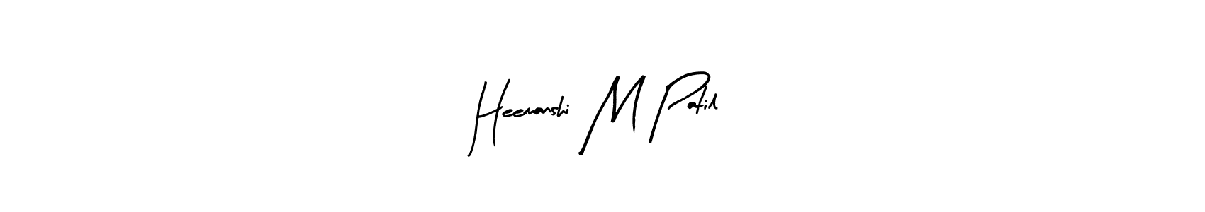 Here are the top 10 professional signature styles for the name Heemanshi M Patil. These are the best autograph styles you can use for your name. Heemanshi M Patil signature style 8 images and pictures png