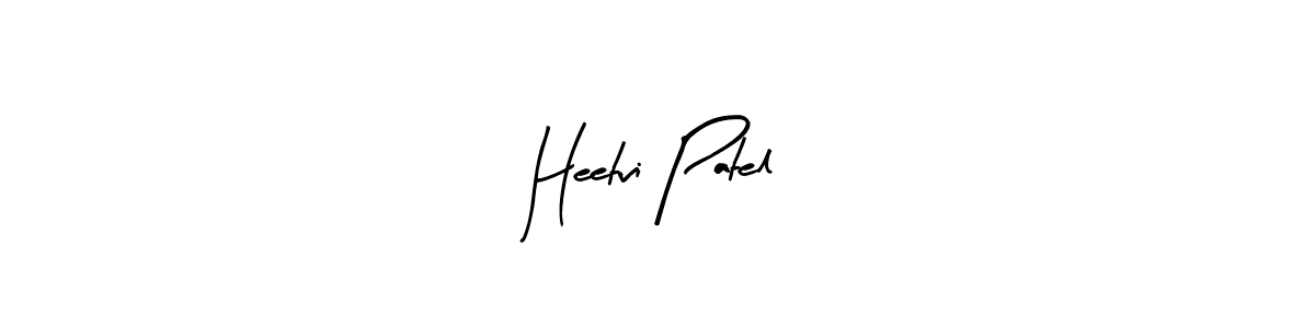 Design your own signature with our free online signature maker. With this signature software, you can create a handwritten (Arty Signature) signature for name Heetvi Patel. Heetvi Patel signature style 8 images and pictures png