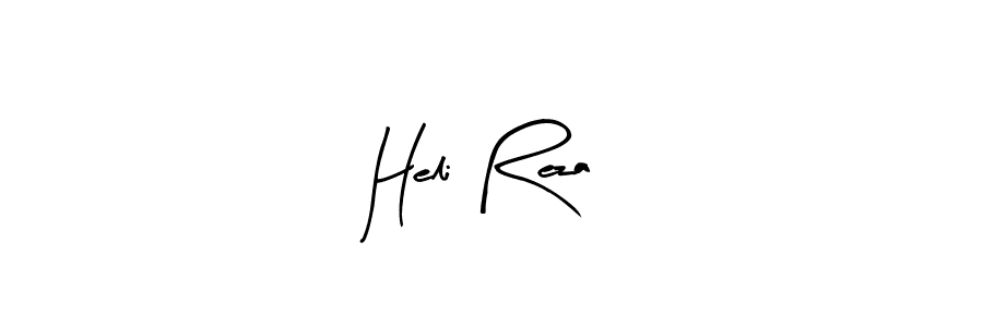 Design your own signature with our free online signature maker. With this signature software, you can create a handwritten (Arty Signature) signature for name Heli Reza. Heli Reza signature style 8 images and pictures png