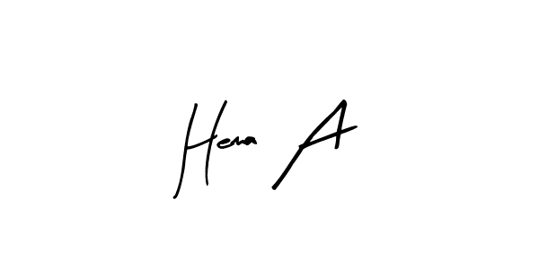 You should practise on your own different ways (Arty Signature) to write your name (Hema A) in signature. don't let someone else do it for you. Hema A signature style 8 images and pictures png
