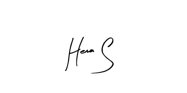 Create a beautiful signature design for name Hema S. With this signature (Arty Signature) fonts, you can make a handwritten signature for free. Hema S signature style 8 images and pictures png