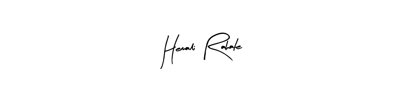 Also we have Hemali Rahate name is the best signature style. Create professional handwritten signature collection using Arty Signature autograph style. Hemali Rahate signature style 8 images and pictures png