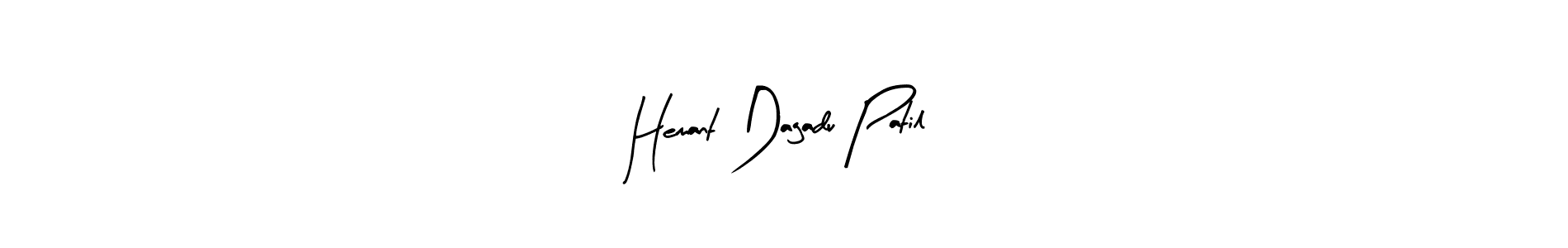 Make a beautiful signature design for name Hemant Dagadu Patil. With this signature (Arty Signature) style, you can create a handwritten signature for free. Hemant Dagadu Patil signature style 8 images and pictures png