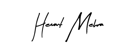 The Arty Signature font transforms the name Hemant Mehra into an executive sign with sharp precision and distinguished character. Hemant Mehra signature style 8 images and pictures png