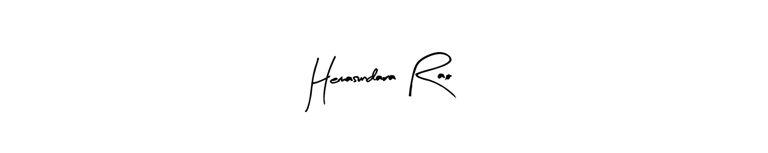 Make a beautiful signature design for name Hemasundara Rao. With this signature (Arty Signature) style, you can create a handwritten signature for free. Hemasundara Rao signature style 8 images and pictures png