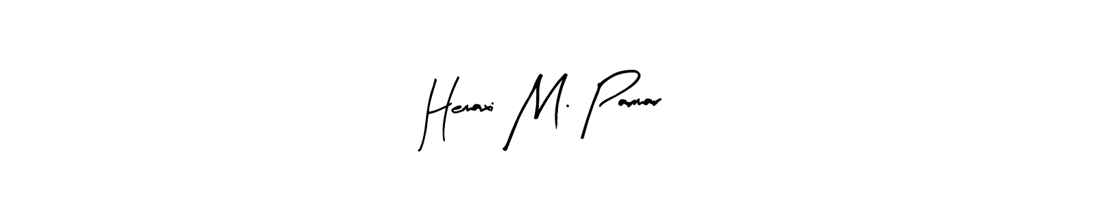 How to make Hemaxi M. Parmar signature? Arty Signature is a professional autograph style. Create handwritten signature for Hemaxi M. Parmar name. Hemaxi M. Parmar signature style 8 images and pictures png