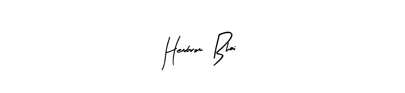 Use a signature maker to create a handwritten signature online. With this signature software, you can design (Arty Signature) your own signature for name Hembrom  Bhai. Hembrom  Bhai signature style 8 images and pictures png