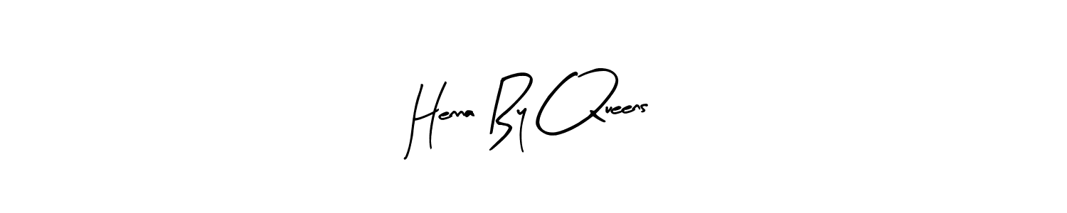 Similarly Arty Signature is the best handwritten signature design. Signature creator online .You can use it as an online autograph creator for name Henna By Queens. Henna By Queens signature style 8 images and pictures png