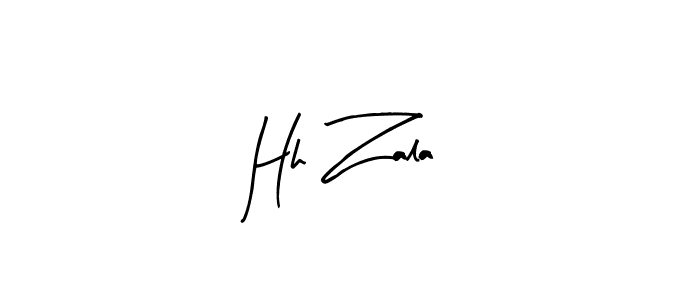 This is the best signature style for the Hh Zala name. Also you like these signature font (Arty Signature). Mix name signature. Hh Zala signature style 8 images and pictures png