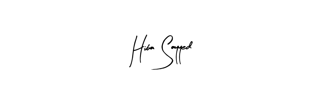 Make a beautiful signature design for name Hiba Sayyed. Use this online signature maker to create a handwritten signature for free. Hiba Sayyed signature style 8 images and pictures png