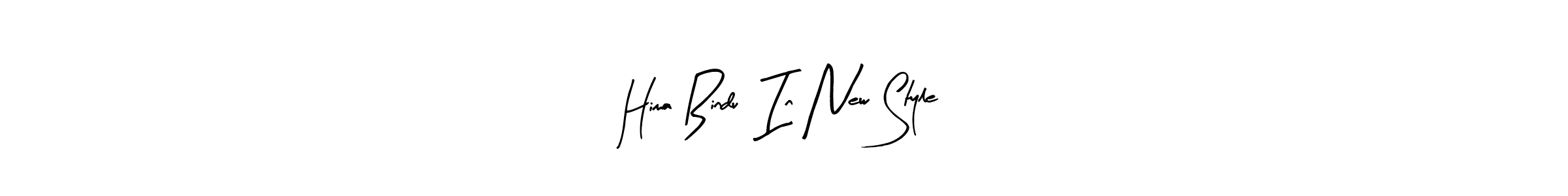 Design your own signature with our free online signature maker. With this signature software, you can create a handwritten (Arty Signature) signature for name Hima Bindu  In New Style. Hima Bindu  In New Style signature style 8 images and pictures png
