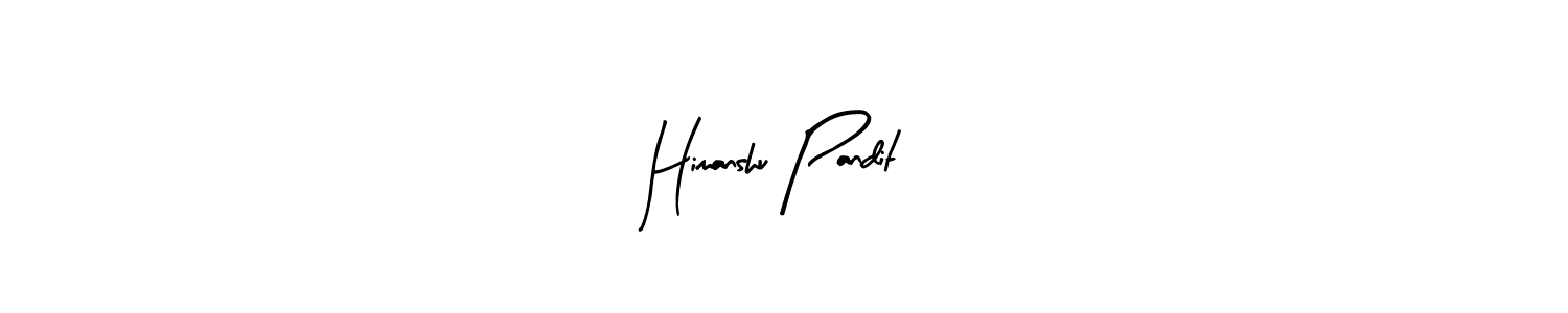 Himanshu Pandit stylish signature style. Best Handwritten Sign (Arty Signature) for my name. Handwritten Signature Collection Ideas for my name Himanshu Pandit. Himanshu Pandit signature style 8 images and pictures png