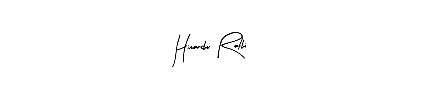 Create a beautiful signature design for name Himanshu Rathi. With this signature (Arty Signature) fonts, you can make a handwritten signature for free. Himanshu Rathi signature style 8 images and pictures png