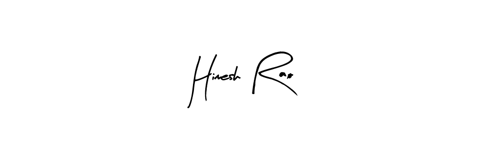 Arty Signature is a professional signature style that is perfect for those who want to add a touch of class to their signature. It is also a great choice for those who want to make their signature more unique. Get Himesh Rao name to fancy signature for free. Himesh Rao signature style 8 images and pictures png