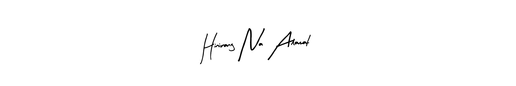 Design your own signature with our free online signature maker. With this signature software, you can create a handwritten (Arty Signature) signature for name Hinirang Na Alamat. Hinirang Na Alamat signature style 8 images and pictures png