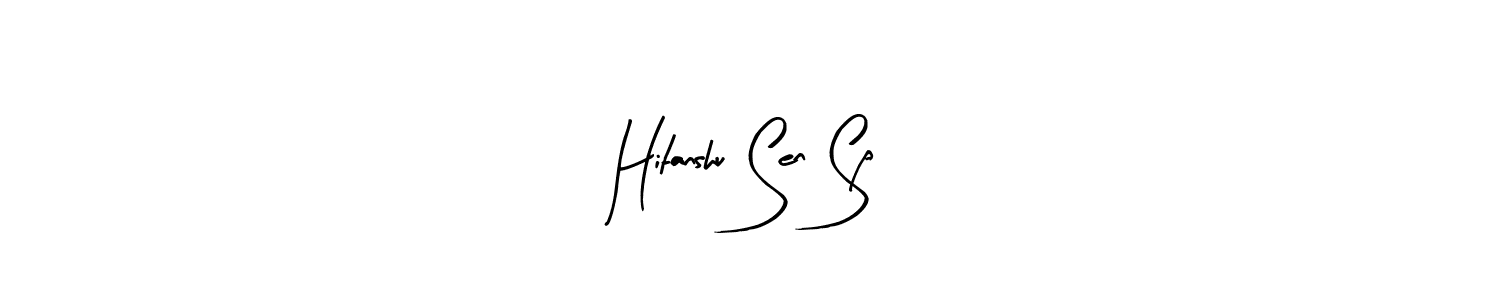 Also we have Hitanshu Sen Sp name is the best signature style. Create professional handwritten signature collection using Arty Signature autograph style. Hitanshu Sen Sp signature style 8 images and pictures png