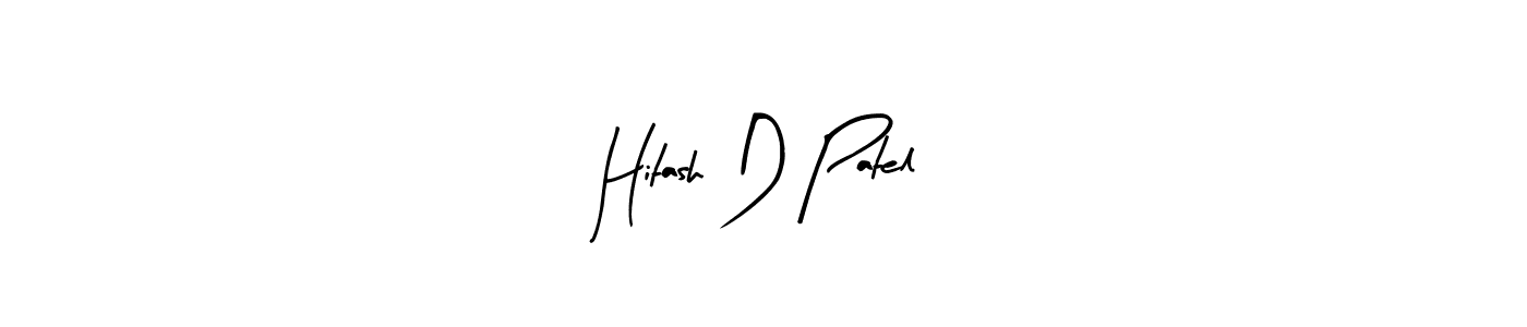 Hitash D Patel stylish signature style. Best Handwritten Sign (Arty Signature) for my name. Handwritten Signature Collection Ideas for my name Hitash D Patel. Hitash D Patel signature style 8 images and pictures png