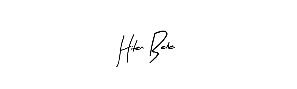 Also You can easily find your signature by using the search form. We will create Hiten Bele name handwritten signature images for you free of cost using Arty Signature sign style. Hiten Bele signature style 8 images and pictures png