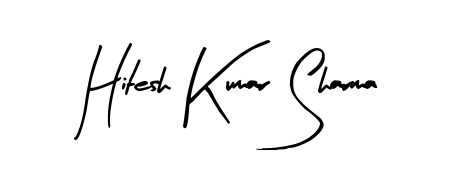 You should practise on your own different ways (Arty Signature) to write your name (Hitesh Kumar Sharma) in signature. Don't let someone else do it for you. Hitesh Kumar Sharma signature style 8 images and pictures png