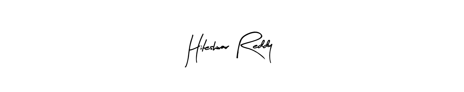 Create a beautiful signature design for name Hiteshwar Reddy. With this signature (Arty Signature) fonts, you can make a handwritten signature for free. Hiteshwar Reddy signature style 8 images and pictures png
