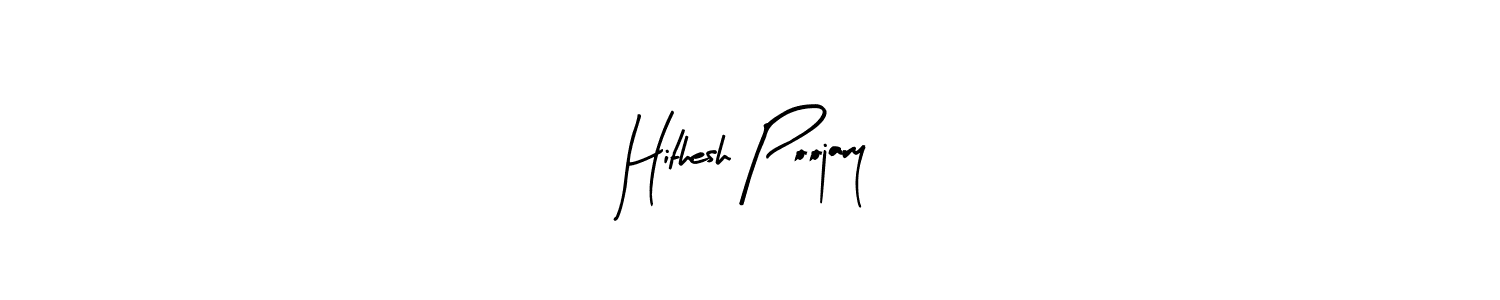 Make a short Hithesh Poojary signature style. Manage your documents anywhere anytime using Arty Signature. Create and add eSignatures, submit forms, share and send files easily. Hithesh Poojary signature style 8 images and pictures png